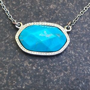 Blue stone necklace